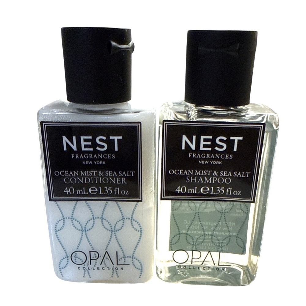 NEST Fragrances NY Ocean Mist & Sea Salt Shampoo & Conditioner 1.35 oz each OPAL